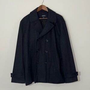 Claiborne Charcoal Peacoat for Men